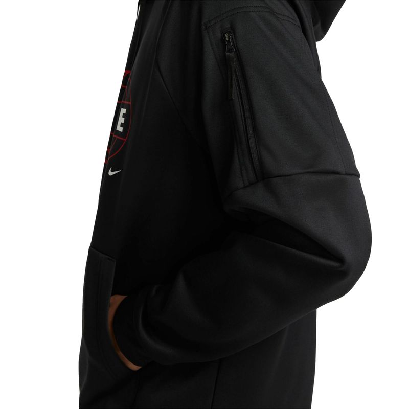 Nike-Logo-Print-Hoodie---Men-s-Black---Iron-Grey