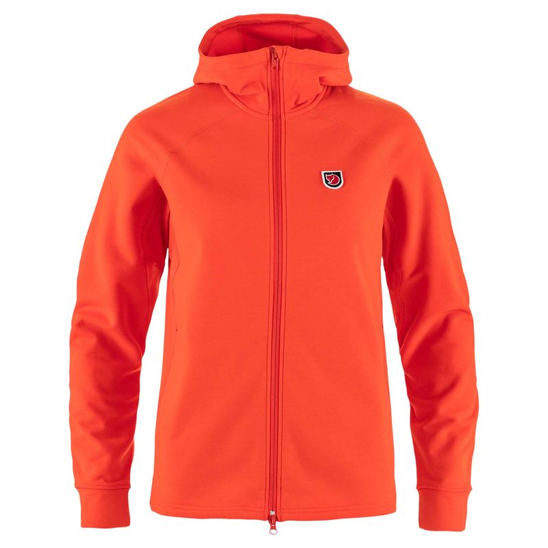 Fjallraven-Polar-Fleece-Hoodie---Women-s-Flame-Orange