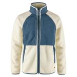 Fjallraven-Vardag-Pile-Jacket---Men-s-Chalk-White---Indigo-Blue