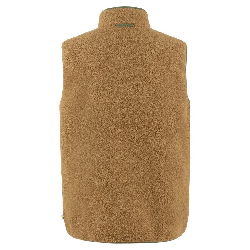 Fjallraven-Vardag-Pile-Fleece-Vest---Men-s-Buckwheat-Brown---Laurel-Green