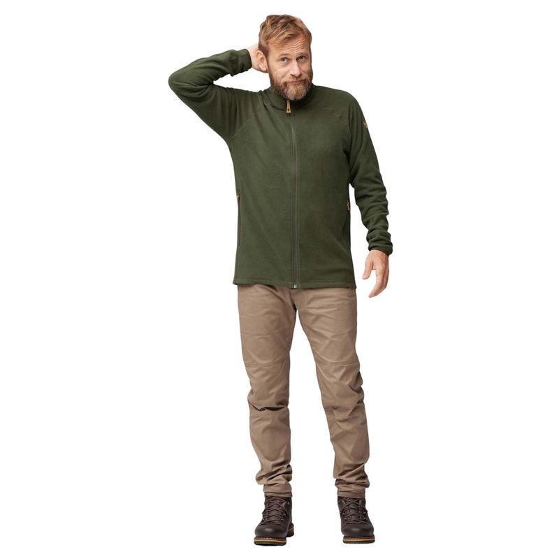 Fjallraven-Ovik-Lite-Fleece-Jacket---Men-s-Deep-Forest
