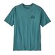 Patagonia Aquatic Action Organic T-Shirt - Men's Shellfish Society / Wetland Blue