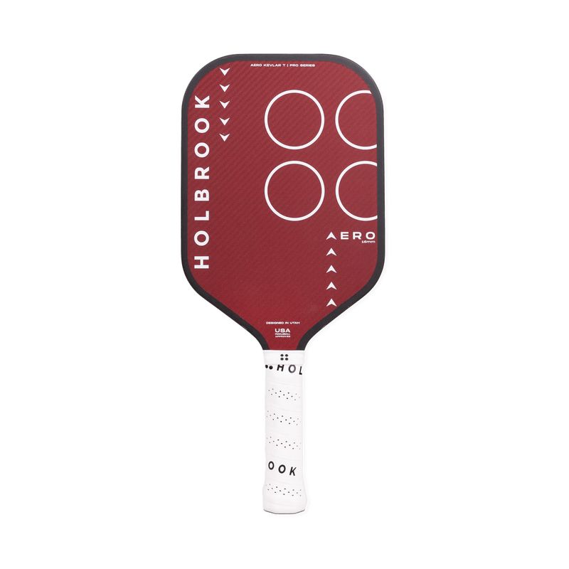 Holbrook-Pickleball-Pro-Aero-Kevlar-T---16mm-Red---White