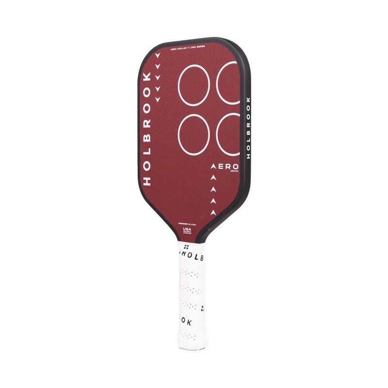Holbrook-Pickleball-Pro-Aero-Kevlar-T---16mm-Red---White