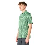 Oakley-Marble-Jaquard-Polo-Shirt---Men-s-Green---Grey