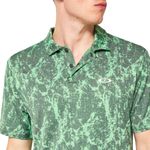 Oakley-Marble-Jaquard-Polo-Shirt---Men-s-Green---Grey