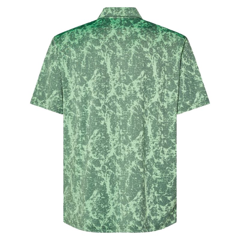 Oakley-Marble-Jaquard-Polo-Shirt---Men-s-Green---Grey