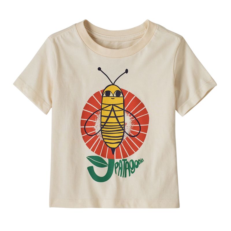 Patagonia-Baby-Long-Sleeved-Graphic-T-Shirt---Infant-Bee-Bright---Undyed-Natural