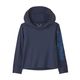Patagonia Baby Capilene Silkweight Hoodie - Toddler Fitz Script: New Navy