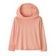 Patagonia Baby Capilene Silkweight Hoodie - Toddler Fitz Script: Sunlit Pink