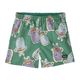 Patagonia Baby Baggies Short - Toddler Marching Around / Heartleaf Green