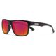 Suncloud Rambler Sunglasses Matte Black / Red Mirror
