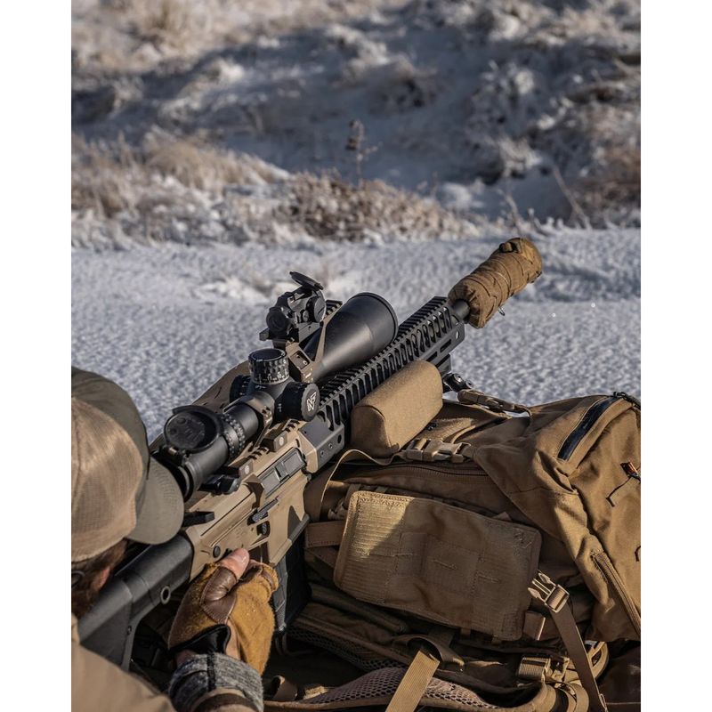Eberlestock-Pack-Mounted-Shooting-Rest-Coyote-Brown