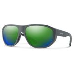 Smith-Outrigger-Sunglasses-Matte-Slate---ChromaPop-Green-Mirror