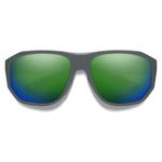 Smith-Outrigger-Sunglasses-Matte-Slate---ChromaPop-Green-Mirror