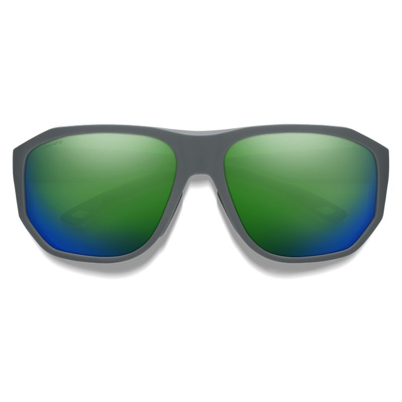 Smith-Outrigger-Sunglasses-Matte-Slate---ChromaPop-Green-Mirror