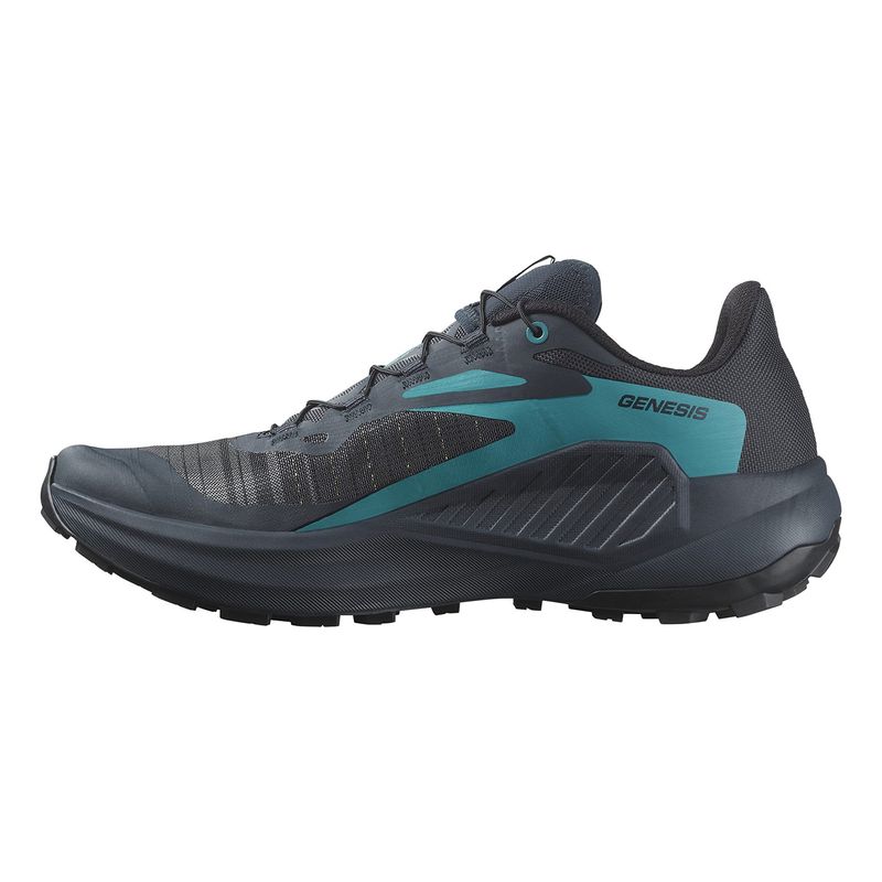 Salomon-Genesis-Trail-Running-Shoe---Men-s-Carbon---Tahitian-Tide---Quiet-Shade
