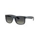 Ray-Ban Justin Sunglasses Rubber Blue / Gradient Grey