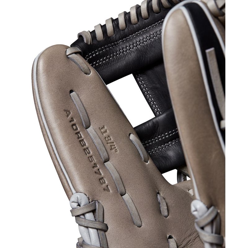 Wilson A1000 1787 11.75" Baseball Glove Steeled Grey / Red / White