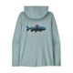 Patagonia Capilene Cool Daily Graphic Hoodie - Women's Fitz Roy Trout / Thermal Blue X-Dye
