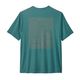 Patagonia Capilene- Cool Daily Graphic Shirt - Men's Strataspire / Wetland Blue X-Dye