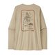 Patagonia Capilene Cool Daily Graphic Long Sleeve T-Shirt - Women's Clean Climb Roots / Pumice X-Dye