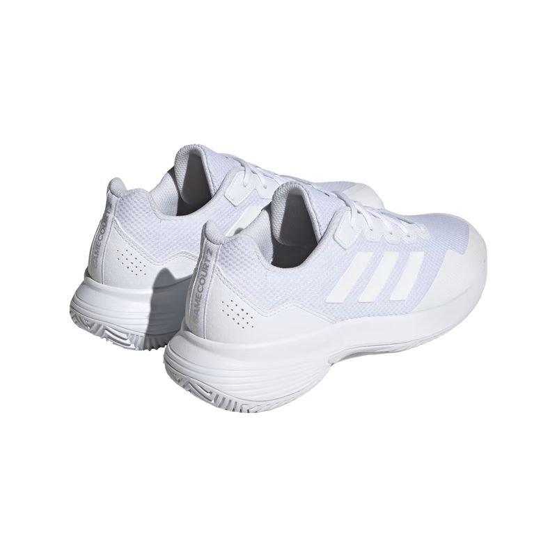 adidas Gamecourt 2.0 Tennis Shoe - Men's White / White / Silver