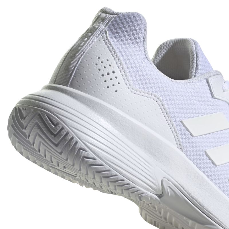 adidas Gamecourt 2.0 Tennis Shoe - Men's White / White / Silver