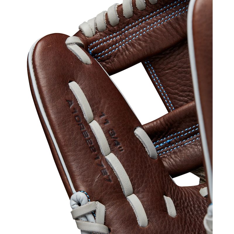Wilson-A1000-1787-11.75--Baseball-Glove-Dark-Brown---Red---Blue