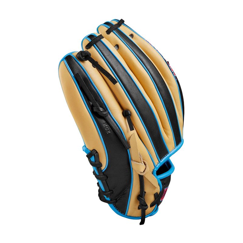 Wilson-A1000-11.5--Utility-Glove-Blonde---Cool-Blue---Red