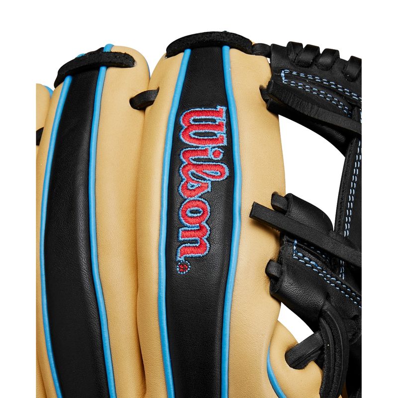 Wilson-A1000-11.5--Utility-Glove-Blonde---Cool-Blue---Red