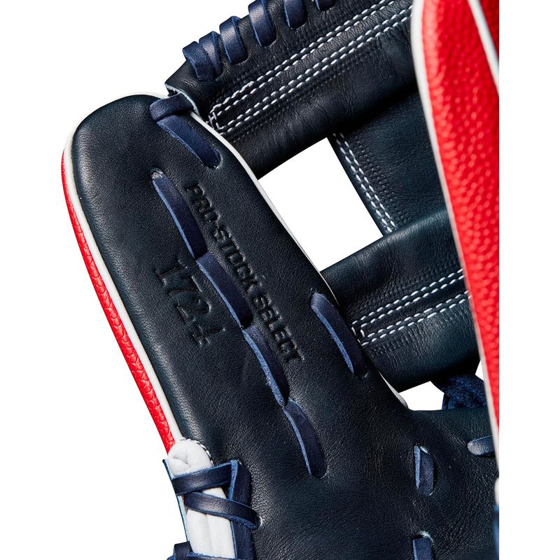 Wilson-A2000-1724-11.75--Baseball-Glove---2024-Navy---Red---White