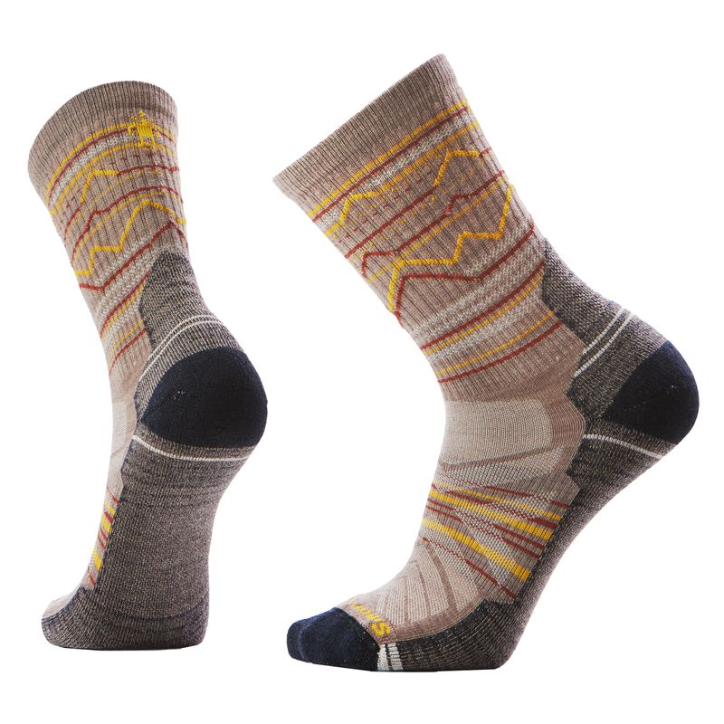 Smartwool-Hike-Light-Cushion-Mountain-Range-Crew-Socks-Fossil