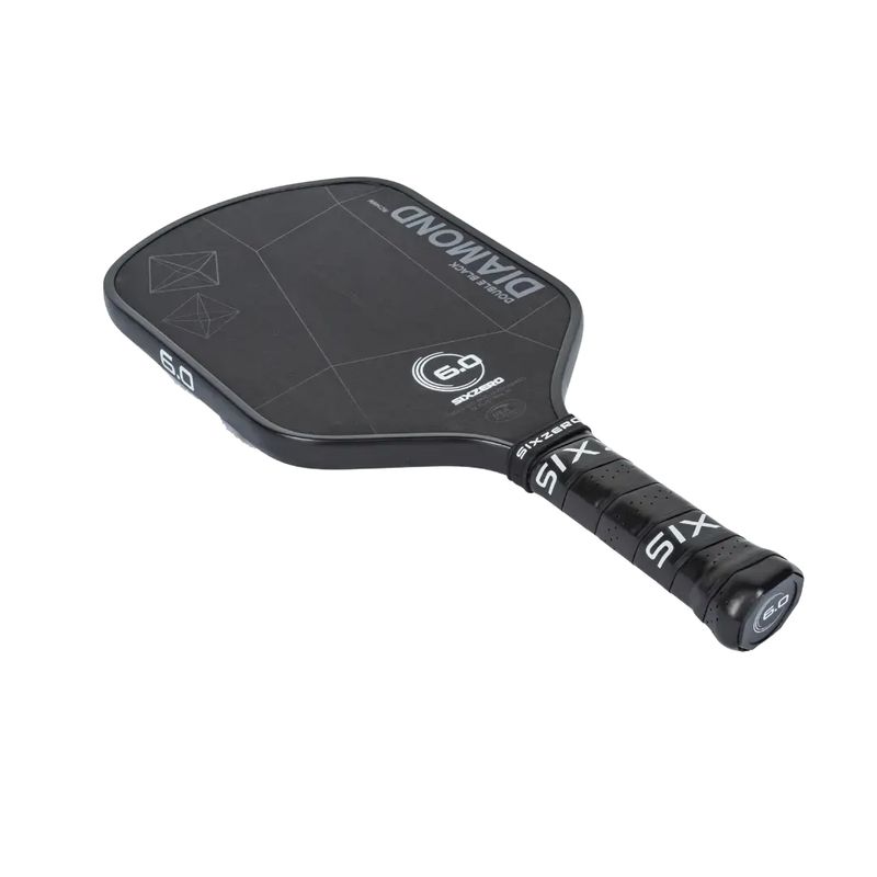 Six-Zero-Pickleball-Double-Black-Diamond-Control-Paddle-Black