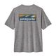Patagonia Capilene Cool Daily Waters Graphic Shirt - Men's Boardshort Logo Tones / Pumice X-Dye