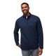 TravisMathew Transatlantic 1/4 Zip Golf Pullover - Men's Total Eclipse
