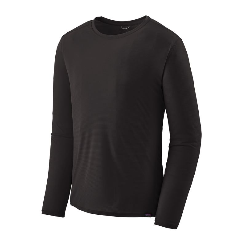 Patagonia-Capilene-Cool-Lightweight-Long-Sleeved-Shirt---Men-s-Black