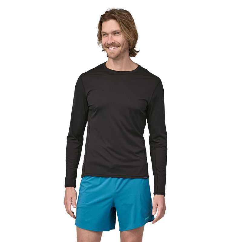 Patagonia-Capilene-Cool-Lightweight-Long-Sleeved-Shirt---Men-s-Black