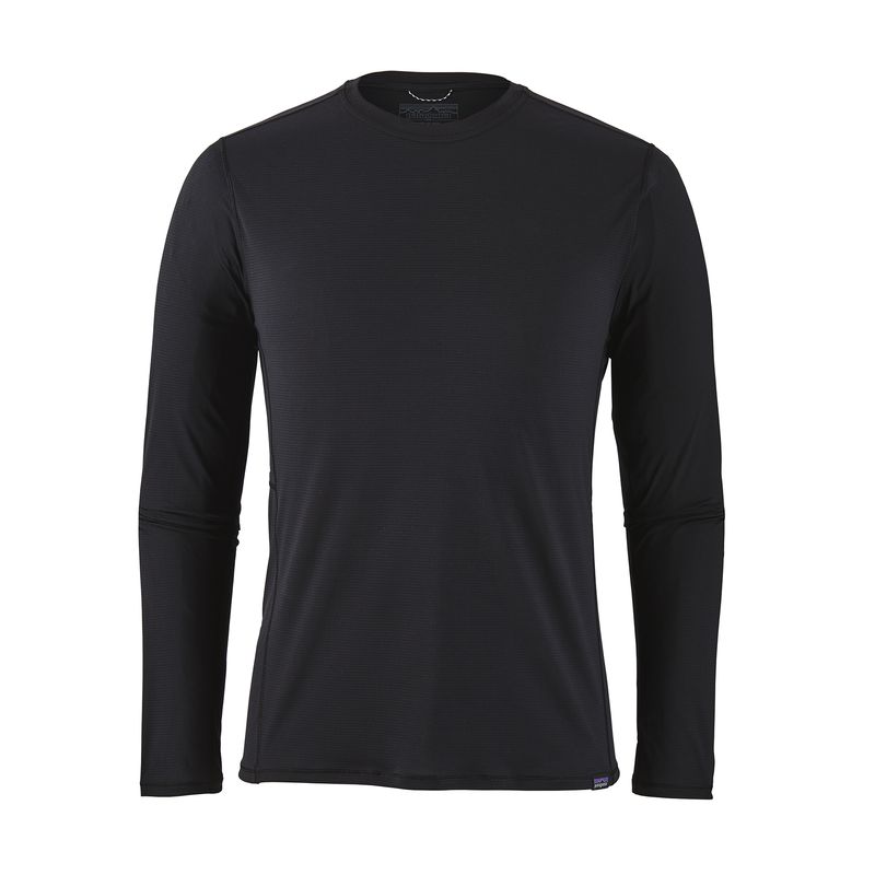 Patagonia-Capilene-Cool-Lightweight-Long-Sleeved-Shirt---Men-s-Black