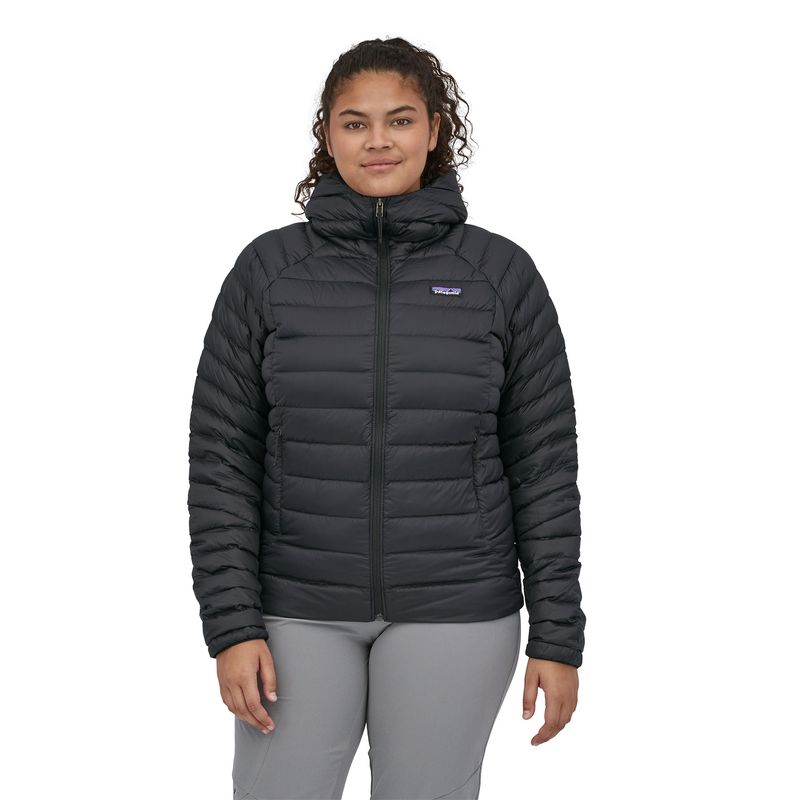 Patagonia-Down-Sweater-Hooded-Jacket---Women-s-Black