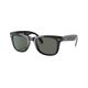 Ray-Ban Folding Wayfarer Sunglasses Black / Gnull5 Green