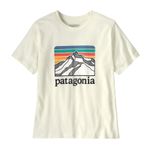 Patagonia-Graphic-T-Shirt---Youth-Line-Logo-Ridge---Birch-White