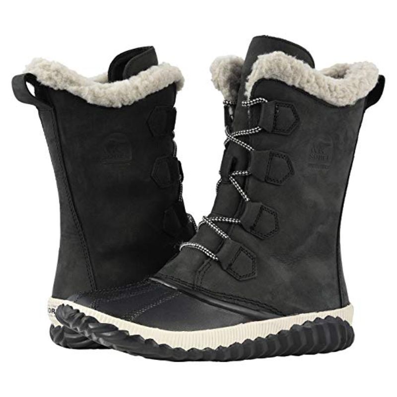 sorel tall black boots