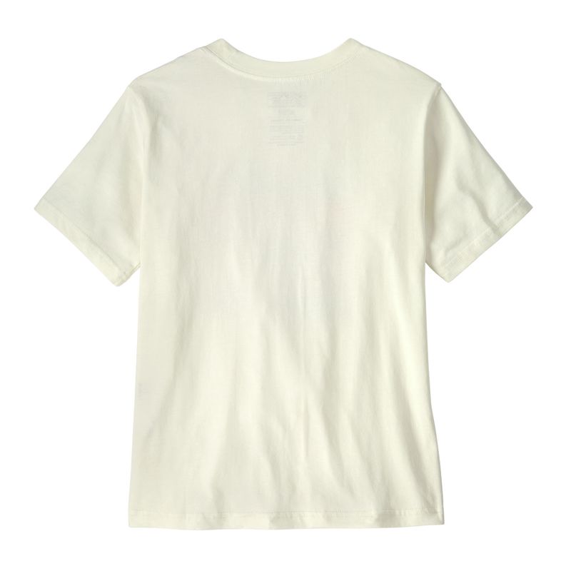 Patagonia-Graphic-T-Shirt---Youth-Line-Logo-Ridge---Birch-White