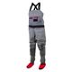 frogg toggs Hellbender Pro Stockingfoot Chest Wader - Youth Gray