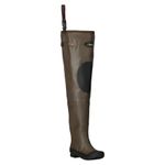 frogg-toggs-Classic-II-Rubber-Bootfoot-Hip-Wader-Brown