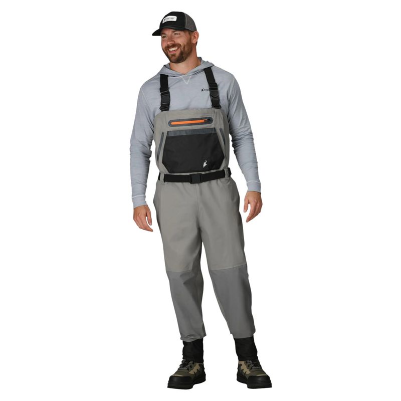 frogg-toggs-Sierran-Reinforced-Nylon-Breathable-Stockingfoot-Wader-Slate---Grey