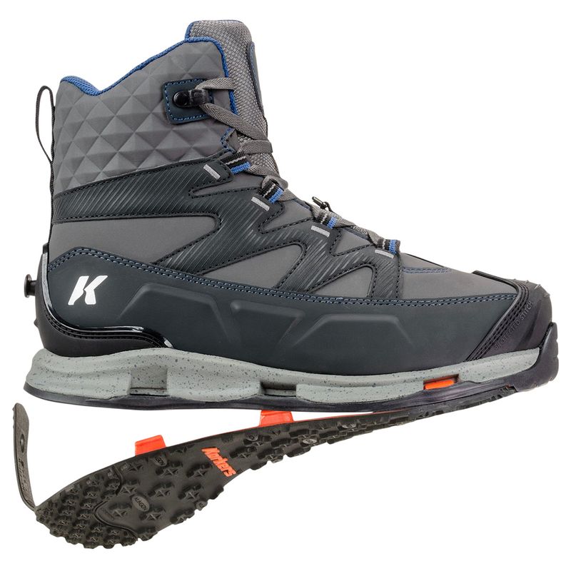Korkers-Bantam-Lite-Sole-with-Felt-and-Kling-On-Dark-Shadow---Blue