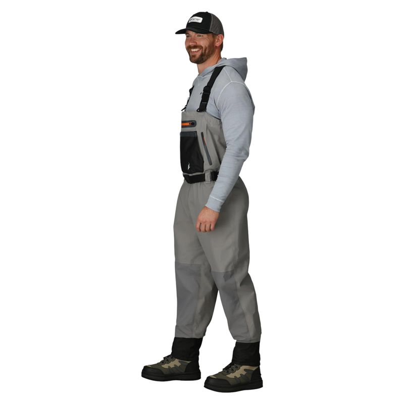 frogg-toggs-Sierran-Reinforced-Nylon-Breathable-Stockingfoot-Wader-Slate---Grey