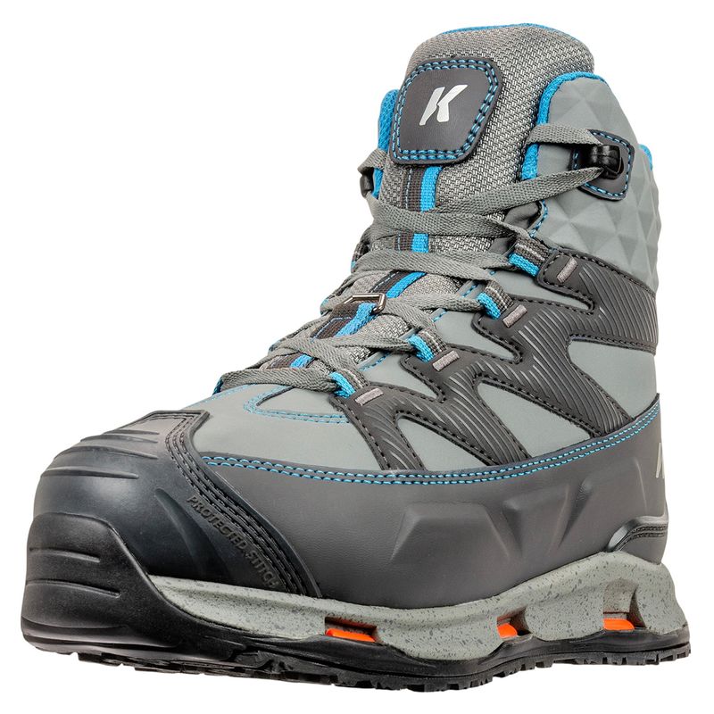 Korkers-Bantam-Lite-Sole-with-Felt-and-Kling-On---Women-s-Grey---Aqua
